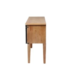 Industrial Wood Console Table Dark Brown - Olivia & May -Furniture Specialty Store GUEST b847bb50 4a67 446c 96c8 9d288e4ccf8b