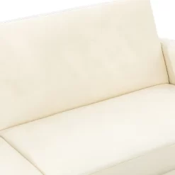 Lanna 76"Wide Vegan Leather Modern Style Convertible Futon Sofa Bed For Living Room Guest Bedroom | ARTFUL LIVING DESIGN -Furniture Specialty Store GUEST b86f2069 bcdb 493a 8ccd f71bd56cf860