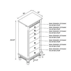 Tierra Contemporary Jewelry Armoire Merlot Brown - Powell Company -Furniture Specialty Store GUEST b8b58836 48e4 41ae 9c96 317107c9c6ea