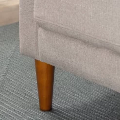 73" Pascal Sofa With USB Oatmeal - Zinus -Furniture Specialty Store GUEST b8fa0032 f5e0 4ad8 9d6b 087f67841db5