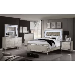 3pc Queen La Mesa Bed Nightstand And Dresser Set Silver - HOMES: Inside + Out 15 3pc Queen La Mesa Bed Nightstand And Dresser Set Silver - HOMES: Inside + Out -Furniture Specialty Store GUEST b9786f17 48db 429b 8e5d 5402eedf3869