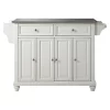 Cambridge Stainless Steel Top Kitchen Island - White - Crosley -Furniture Specialty Store GUEST ba2b9f78 a077 4a84 9a35 d45a2dfdfd0c