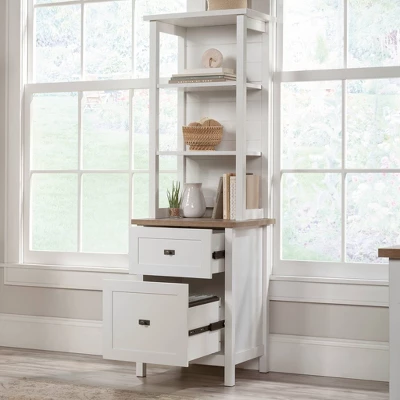 Cottage Road Storage Cabinet With Drawers White - Sauder 4 Cottage Road Storage Cabinet With Drawers White - Sauder - Image 2