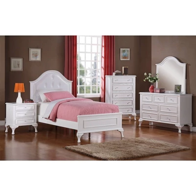 5pc Twin Jenna Panel Bedroom Set White - Picket House Furnishings 7 5pc Twin Jenna Panel Bedroom Set White - Picket House Furnishings - Image 5