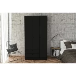 Denmark 3 Door And 2 Drawer Wardrobe - Chique -Furniture Specialty Store GUEST ba9cff78 9259 4b71 a30d 2e798c7f5709