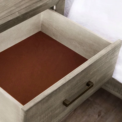 3pc Aurora Mid-Century Bedroom Set Gray - Abbyson Living 11 3pc Aurora Mid-Century Bedroom Set Gray - Abbyson Living - Image 9