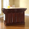 Alexandria Wood Top Full Size Kitchen Island/Cart Mahogany - Crosley -Furniture Specialty Store GUEST bb8167c7 fbf7 4a1d 873f f67a86404aa6