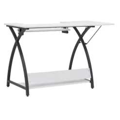 Comet Plus Sewing/Office Table With Fold Down Top, Height Adjustable Platform And Bottom Storage Shelf Black/White - Sew Ready 18 Comet Plus Sewing/Office Table With Fold Down Top, Height Adjustable Platform And Bottom Storage Shelf Black/White - Sew Ready -Furniture Specialty Store GUEST bbc4dae5 587f 4dac b728 09bf6bc1dc2d