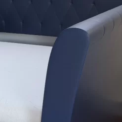 Twin Odessa Faux Leather Upholstered Sofa Daybed With Trundle - Eco Dream -Furniture Specialty Store GUEST bed5caac 43e4 48a6 839b 2208e66d8657