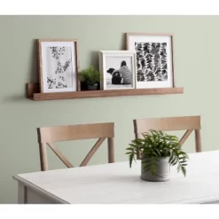 42" Levie Wooden Picture Ledge Wall Shelf Rustic Brown - Kate & Laurel All Things Decor -Furniture Specialty Store GUEST bf0b7e6d c521 4789 b49b b7ea0ac9f9db