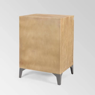 Glover Boho Cabinet Gray Antique - Christopher Knight Home 8 Glover Boho Cabinet Gray Antique - Christopher Knight Home - Image 6