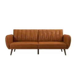 Brittany Futon Convertible Sofa Faux Leather - Novogratz -Furniture Specialty Store GUEST c18b2967 786a 41fb 8938 6a8d3c730d2e