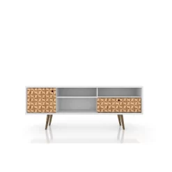 Liberty 3 Shelf And 1 Drawer TV Stand For TVs Up To 65" - Manhattan Comfort -Furniture Specialty Store GUEST c1abe278 5d15 4183 8b75 bf9512fec377