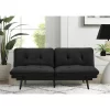 Finley Convertible Futon Sofa Bed Black - Serta -Furniture Specialty Store GUEST c231ca29 4933 4b59 978e 1a7af7466c54
