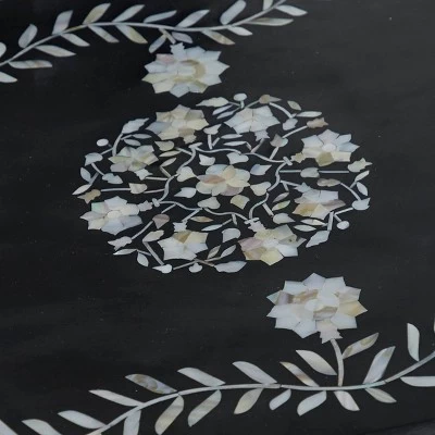 Eclectic Wood Console Table Gold - Olivia & May 5 Eclectic Wood Console Table Gold - Olivia & May - Image 3