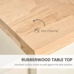 HOMCOM 43" Rolling Kitchen Island, Kitchen Storage Cart On Wheels With Sliding Doors, Cabinet, 2 Drawers, And Towel Rack, Cream White -Furniture Specialty Store GUEST c281bcb5 1f75 45e0 84e7 b3fa58d49e55