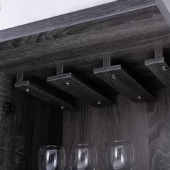 Ereth Modern Wine Bar Cabinet Dark Gray - MiBasics -Furniture Specialty Store GUEST c31b1876 d0e9 4cf3 9a25 1482e0c3ca72