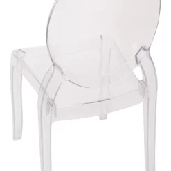Emma And Oliver Set Of 4 Multifunctional Transparent Polycarbonate Resin Stacking Accent Chair With Extra Wide Seat For Vanity, Dining Room, Bedroom & Outdoor Events 20 Emma And Oliver Set Of 4 Multifunctional Transparent Polycarbonate Resin Stacking Accent Chair With Extra Wide Seat For Vanity, Dining Room, Bedroom & Outdoor Events -Furniture Specialty Store GUEST c3971316 1779 4976 b734 d97411e7dd91