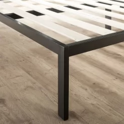 Korey Platform Metal Bed Frame With Upholstered Headboard Black - Zinus -Furniture Specialty Store GUEST c3eed2dc f383 49d7 b1e7 5a1e9f41af32