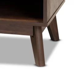 Hartman Wood TV Stand For TVs Up To 60" Walnut Brown - Baxton Studio -Furniture Specialty Store GUEST c444cd5f db35 4acf 88d4 b0e77bdfff41