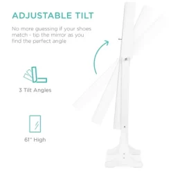 Best Choice Products 6-Tier Standing Mirror Lockable Storage Organizer Cabinet Armoire W/ LED Lights 12 Best Choice Products 6-Tier Standing Mirror Lockable Storage Organizer Cabinet Armoire W/ LED Lights -Furniture Specialty Store GUEST c44fbf2c 3258 48ab b437 99ca75271f5f