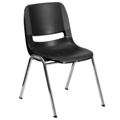 Flash Furniture HERCULES Series 880 Lb. Capacity Ergonomic Shell Stack Chair With Chrome Frame And 18'' Seat Height -Furniture Specialty Store GUEST c478e3ee b96c 4f2b 974d 52369aedf580