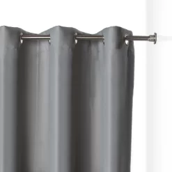 Room Dividers Now Tension Rod Room Divider Kit 8ft Tall X 6ft 8in - 9ft 6in Wide - Slate Gray (With Curtains) -Furniture Specialty Store GUEST c4988763 8772 46c1 b9f6 eed3a21d6819