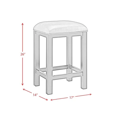 Set Of 2 Colton Counter Height Stools Dark Gray - Picket House Furnishings 10 Set Of 2 Colton Counter Height Stools Dark Gray - Picket House Furnishings - Image 8