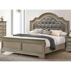 3pc Kritan Bed With 2 Nightstands Antique Warm Gray - HOMES: Inside + Out -Furniture Specialty Store GUEST c5cc40a0 5d16 4a66 86aa c09d676d8f7e