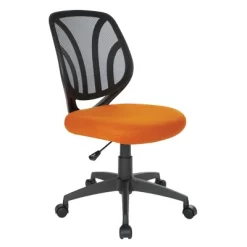 Screen Back Armless Task Chair - Office Star -Furniture Specialty Store GUEST c608ba77 0b94 4ec6 aed1 5c215dfc3062