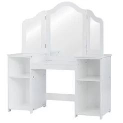 Costway Vanity Table Set Makeup Dressing Kids Girls Study Table Tri Folding Mirror WhitePink 21 Costway Vanity Table Set Makeup Dressing Kids Girls Study Table Tri Folding Mirror WhitePink -Furniture Specialty Store GUEST c9e5629b 58ca 447f a511 b0e49e9fe27a 1