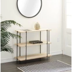 Contemporary Metal Console Table - Olivia & May