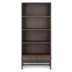66" Devlin Mid-Century Bookshelf Walnut Brown - WyndenHall -Furniture Specialty Store GUEST ca8fc534 4963 42d9 a078 8fe5524f6dc0
