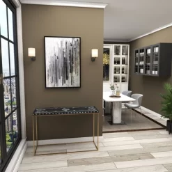 Eclectic Wood Console Table Gold - Olivia & May 39 Eclectic Wood Console Table Gold - Olivia & May -Furniture Specialty Store GUEST cb080f71 a41c 473d b306 9955fd601163