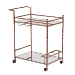 Iverson Metal Mirrored Bar Cart - Aiden Lane -Furniture Specialty Store GUEST cb0fc555 fb5d 47ab ba61 5d805fc900fc