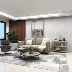 Contemporary Metal Console Table - Olivia & May -Furniture Specialty Store GUEST cbc67cfd 7165 44da 999f c97a87d62757