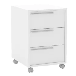 Maia 3 Drawer File Cabinet White - Polifurniture -Furniture Specialty Store GUEST cc6eb0c4 fb98 40e1 a74a b3adb36a929e
