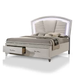 3pc California King Granite Bedroom Set With Nightstand And Chest Pearl White - HOMES: Inside + Out 19 3pc California King Granite Bedroom Set With Nightstand And Chest Pearl White - HOMES: Inside + Out -Furniture Specialty Store GUEST cc8a7329 c28b 49c2 bcd5 5818bd6c53ef