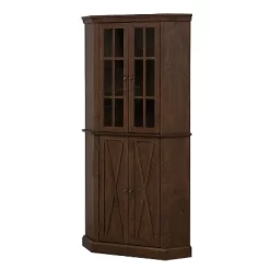 Home Source Enclosed Charcoal Corner Cabinet -Furniture Specialty Store GUEST cd5214a5 cd31 43b3 a10b a70aeb12cdd3