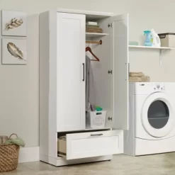 Homeplus Wardrobe Soft White - Sauder -Furniture Specialty Store GUEST cd6a288f ab38 4a9d 9f0d b0653459f3d9
