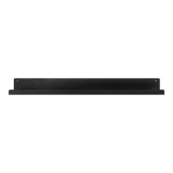 36" Mezzo Modern Metal Ledge Shelf Black - Kate & Laurel All Things Decor