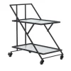 Industrial Metal Bar Cart Black - Olivia & May -Furniture Specialty Store GUEST ce2ea4c4 7446 4924 a27c db68342531c3