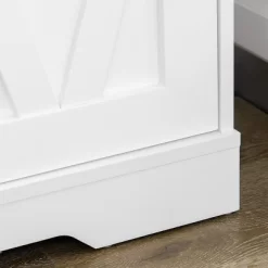 HOMCOM 70.75" Farmhouse Tall Kitchen Pantry Storage Cabinet, Freestanding Cabinets With Doors And Shelves, Kitchen Shelf Storage With 4 Tiers, White -Furniture Specialty Store GUEST ce3fc95f 2871 4385 a106 adc56291edd3