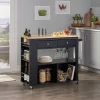 Cato Kitchen Cart Black - Christopher Knight Home -Furniture Specialty Store GUEST ce806220 f779 41dd 9ced 8cce107ae35d