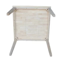 36" Square Solid Wood Table With Shaker Legs Unfinished - International Concepts -Furniture Specialty Store GUEST ce96f2cd ac53 4fad aa13 785e96a9677f