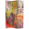 6" Double Sided Works Of Monet Canvas Room Divider - Oriental Furniture -Furniture Specialty Store GUEST cf72e515 ed63 449d 8aca 626adc0e79af