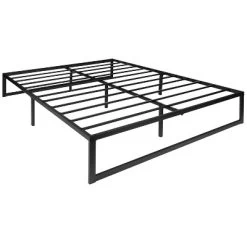 Merrick Lane 14 Inch Steel Bed Frame With Steel Slat Support For Any Mattress (No Box Spring Required) -Furniture Specialty Store GUEST d07c9b1c c18b 42da 955b abc819823769 1