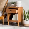Stiva Classic Mid-Century Modern 1 Drawer Nightstand - Saracina Home 2 Stiva Classic Mid-Century Modern 1 Drawer Nightstand - Saracina Home -Furniture Specialty Store GUEST d0ac9521 2736 469e a184 e2d227c8cc21