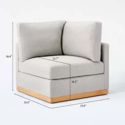 Woodland Hills Modular Sectional Corner Light Gray - Threshold™ Designed With Studio McGee 23 Woodland Hills Modular Sectional Corner Light Gray - Threshold™ Designed With Studio McGee -Furniture Specialty Store GUEST d13a80c0 94a7 4a14 807c 01f454d7e453