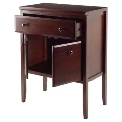 Orleans Modular Buffet With Drawer And Cabinet Wood/Dark Cappuccino - Winsome